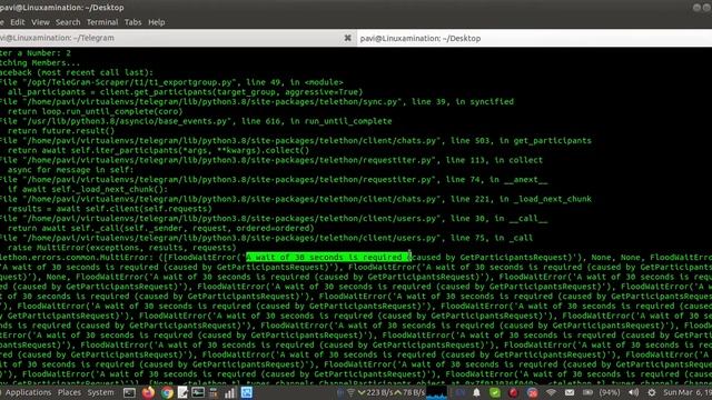 Telegram Export Members Error - FloodWaitError A wait of 30 seconds is required | Solution смотреть онлайн