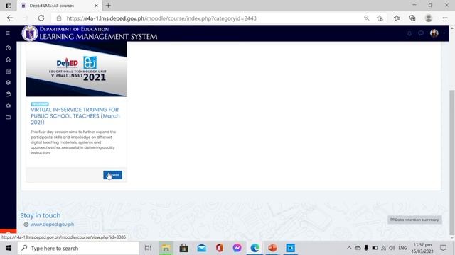 HOW TO REGISTER DEPED VIRTUAL IN-SERVICE TRAINING 2021 | ENROLLMENT KEY ? смотреть онлайн