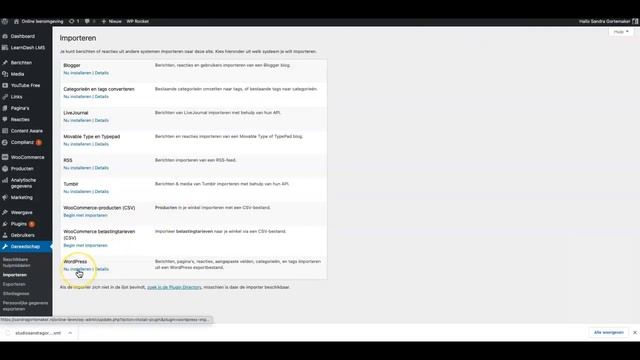 Export en import functie WordPress смотреть онлайн
