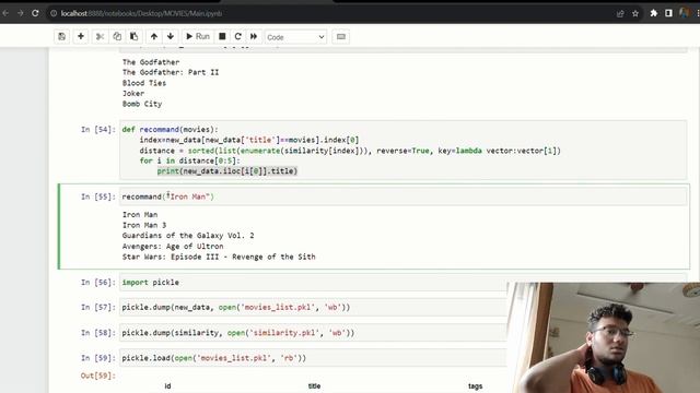 Movie Recommendation System: Python, Streamlit, TMDB | Machine Learning | 2023 смотреть онлайн