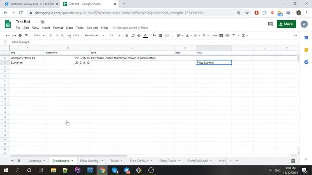Broadcast to Telegram users by using Google Sheet смотреть онлайн