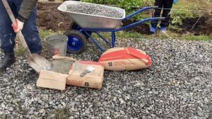 Установка столбов для забора в торф с высоким УГВ. Дача начало октября 2021 СНТ «Автотранспортник»