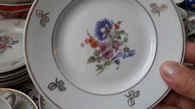 Советский фарфор! Сервиз и пиалы 