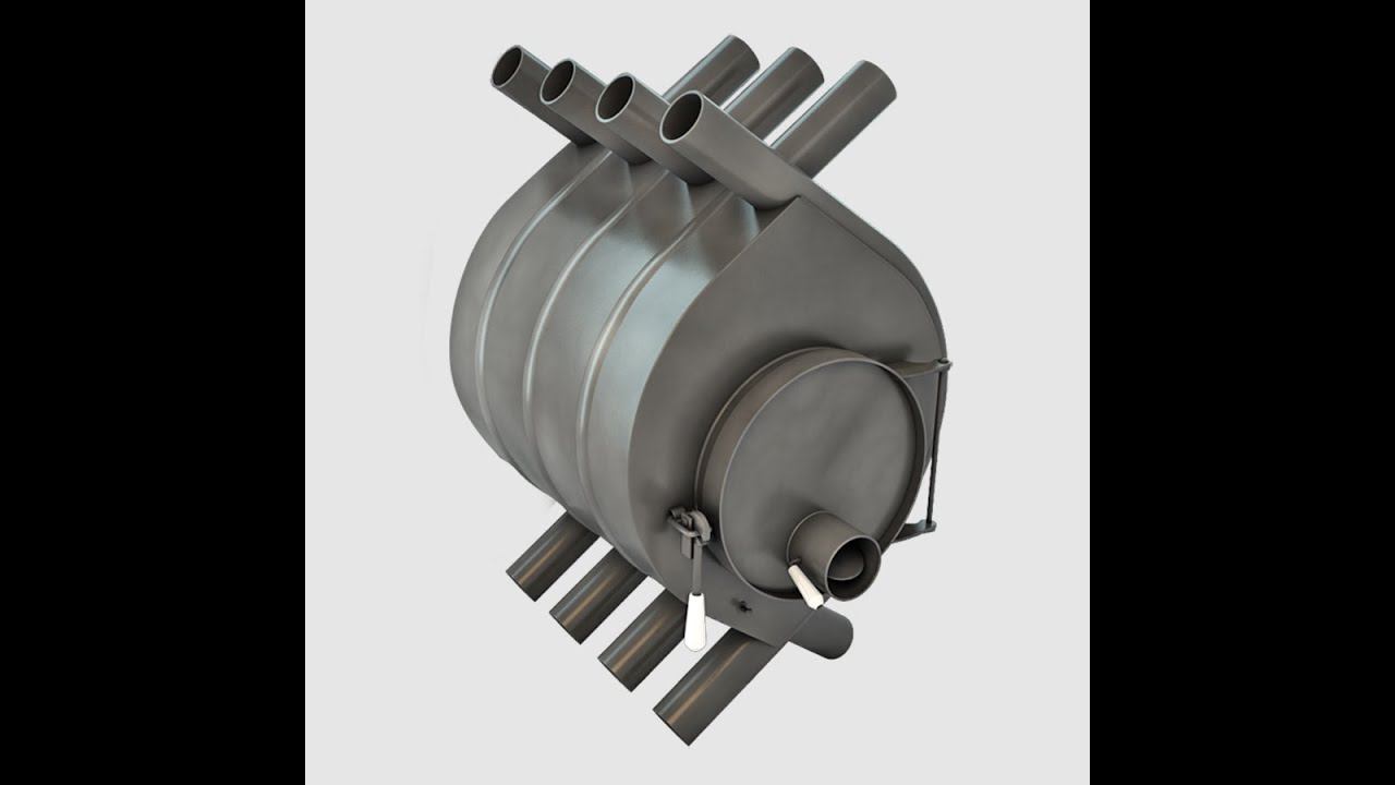 Газогенераторная печь "типа" Булерьян (Клондайк НВ-100) смотреть онлайн