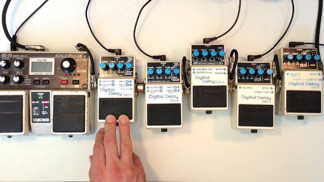 Boss Digital Delay Shootout DD2 DD3 DD5 DD6 DD7 DD20 смотреть онлайн