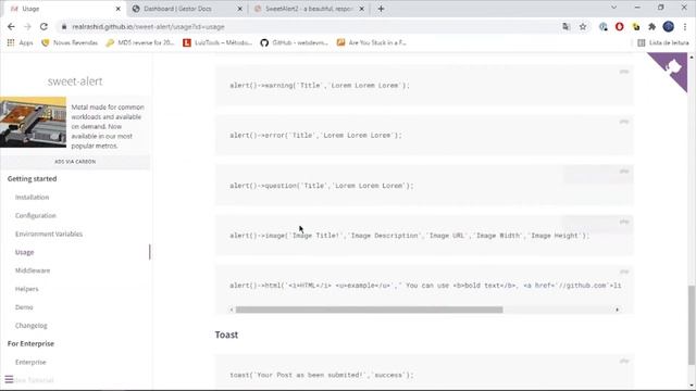 Sweet Alert Laravel смотреть онлайн