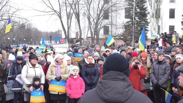 18.01.2015 Марш "Я-Волноваха" в Краматорске. 016 смотреть онлайн