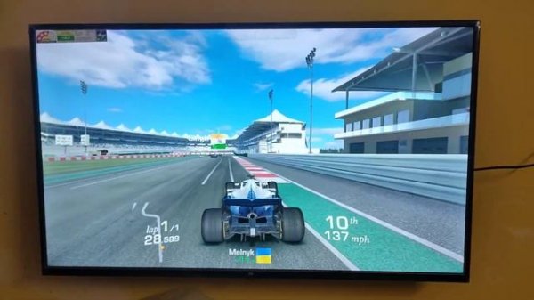 Play Real Racing 3 Game in MI TV