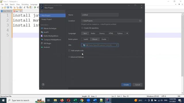 Create Java Project | Maven Project In IntelliJ IDE смотреть онлайн