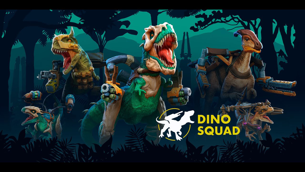 Обзор игры Dino Squad TPS Dinosaur Shooter (Dino Squad Онлайн PvP схватки огромных динозавров) смотреть онлайн
