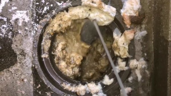 【詰まり抜き】トイレにこれを流したら絶対ダメ！！職人が高圧洗浄で排水管と桝をきれいに掃除しました！すっきり！[drain][排水溝掃除][現場]