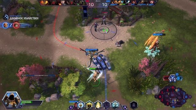 Тираэль против 2 лекарей и 1 поддержки | Алмаз 1 | Heroes of the Storm (HotS) смотреть онлайн