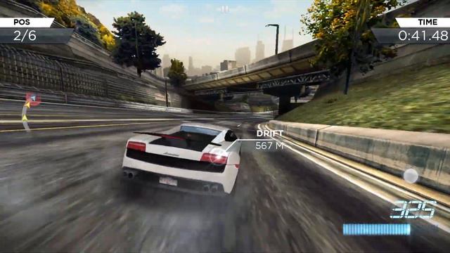 Need for Speed Most Wanted Android LAMBORGHINI GALLARDO. NFS Most Wanted mobile смотреть онлайн