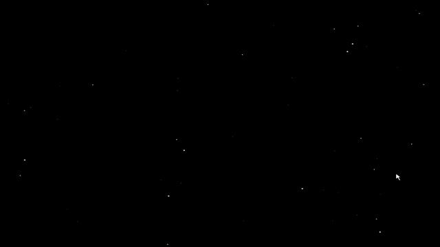 Flying Through Space Screensaver