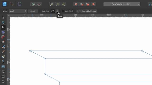 Warp Tool - Affinity Designer 2 - Full Tutorial смотреть онлайн