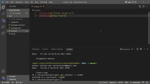 The Git series : Part 7 : More branching смотреть онлайн