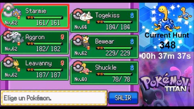 SHINY SHUCKLE after 349 Resets! ShinyDex [56/806] - Pokémon Titan смотреть онлайн