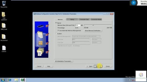 Creating DB using Oracle Data Warehouse | Oracle | Oracle Data Warehouse pract | Education Gurukul
