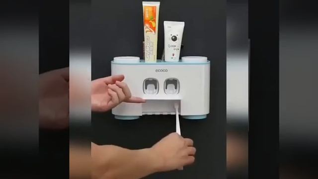 Семейный диспенсер и органайзер для ванной комнаты 5 в 1 смотреть онлайн