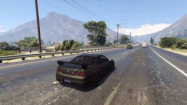 GTA V - Nissan Skyline GTR BCNR33 смотреть онлайн