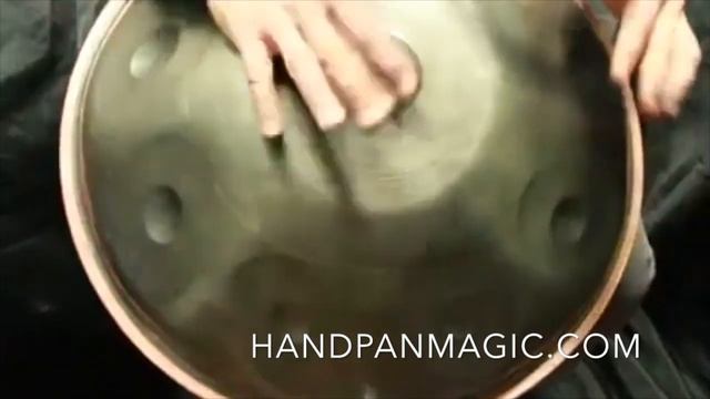 Ханг барабан HandPan - Hijaz DABbC#DEFGA2 смотреть онлайн