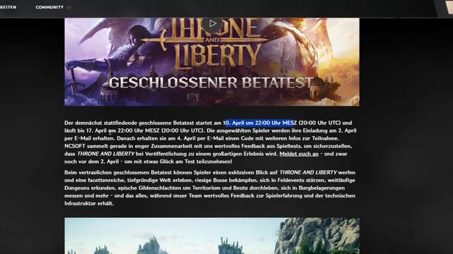 Throne and Liberty kündigt endlich eine neue Beta für den Westen an смотреть онлайн