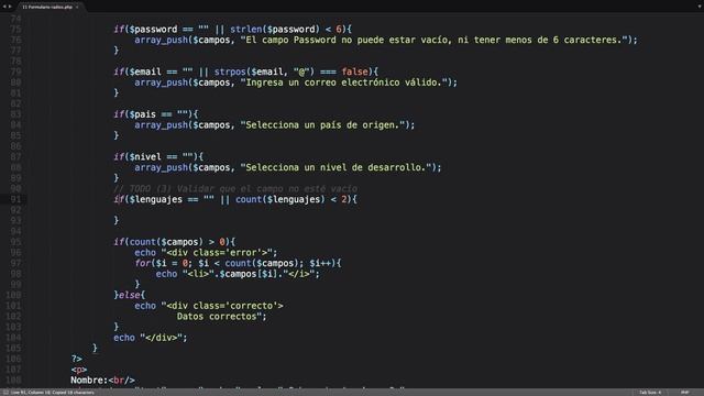 Validar checkboxes en formularios | Curso PHP y MySQL #13 смотреть онлайн