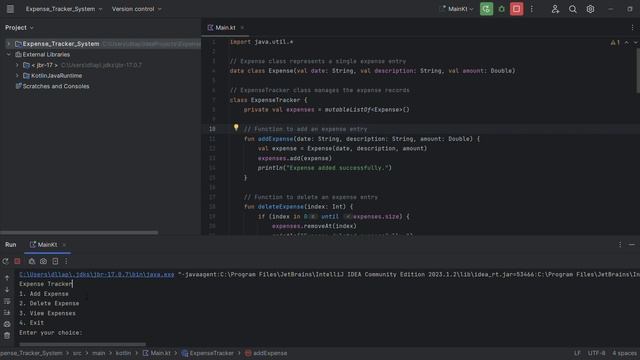 Expense Tracker System - Using Kotlin Via Intellij IDE смотреть онлайн
