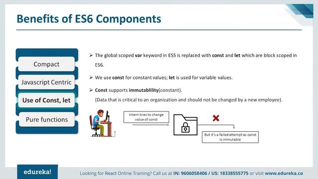 React ES5 to ES6 | React Tutorial for Beginners | React online Training | Edureka Rewind - 4 смотреть онлайн
