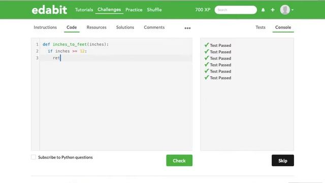 Python Function: Inches to Feet смотреть онлайн