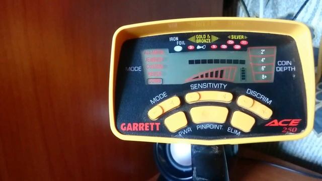 Garrett Ace 250,  настройка.