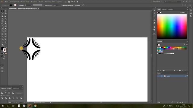 Бесшовный паттерн из линий в Adobe illustrator, pattern in AI CC смотреть онлайн