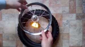 Как легко надеть покрышку на велосипедный диск