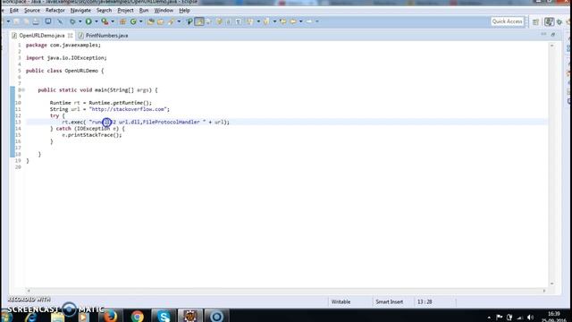 How to open url from java code with one line? смотреть онлайн