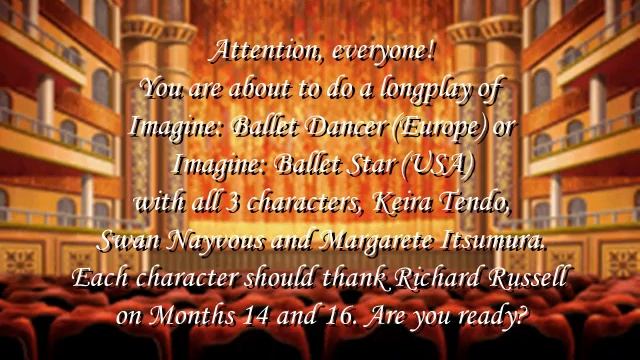 [Longplay Request!!!] Imagine: Ballet Dancer (Europe, 2009) смотреть онлайн
