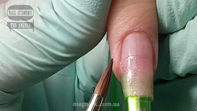 Наращивание ногтей гелем пошагово. На формах. смотреть онлайн