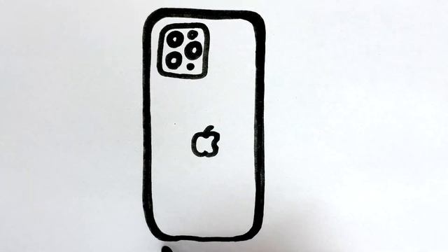 Bolalar uchun ayfon 13 rasm chizish/Drawing iPhone 13 for children/Рисование айфон 13 для детей смотреть онлайн