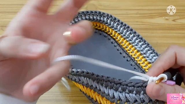 شنطةكروشيه بخيط سلسلةBorsa All'uncinetto Macramè/вязаная крючком сумка в стиле макраме/ Crochet Bag