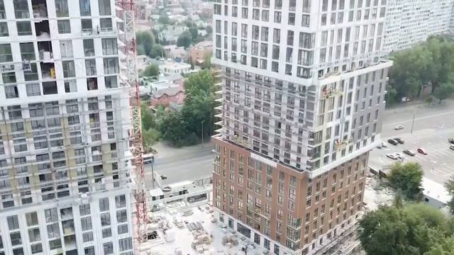 Видеооблет строительства жилого комплекса Грани от 30.07.2020 смотреть онлайн