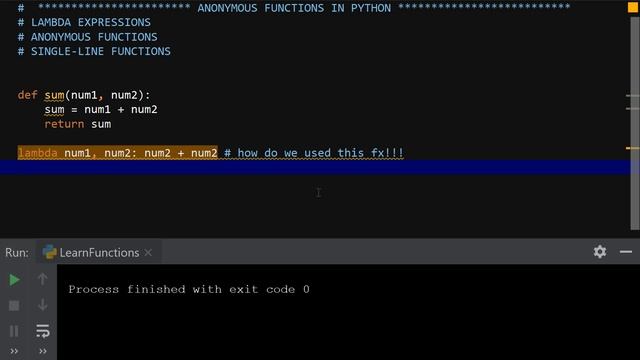 Anonymous Functions in Python (Lambda Expression) - Simple Explanation with Example смотреть онлайн