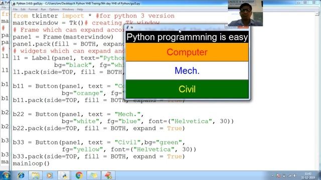 215 Python gui with Tkinter Course Create gui Graphic User Interfaces in Python with source code gu смотреть онлайн