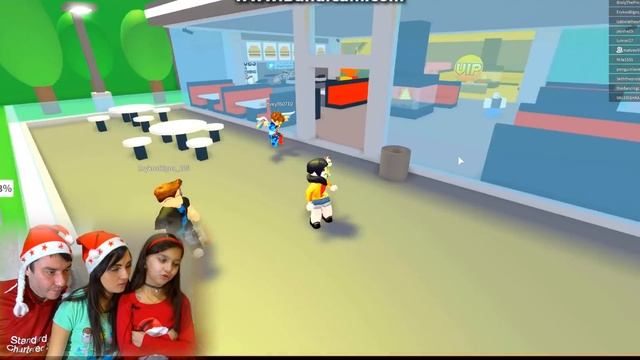 ЕШЬ или ПОЙМАЮТ! Валеришка ОБЖОРА! НОВЫЙ ГОД Roblox Eat or Die РОБЛОКС Валеришка Для детей children смотреть онлайн