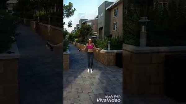 Jump rope/ Sporty life/Скакалочная тренировка