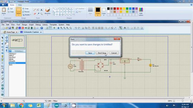 5 volt dc output Proteus circuit simulation ....very simple смотреть онлайн