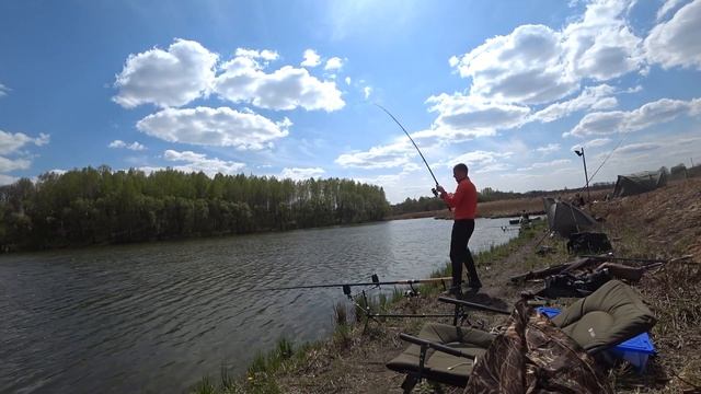 Рыбалка 2019. Ловля карпа в мае смотреть онлайн