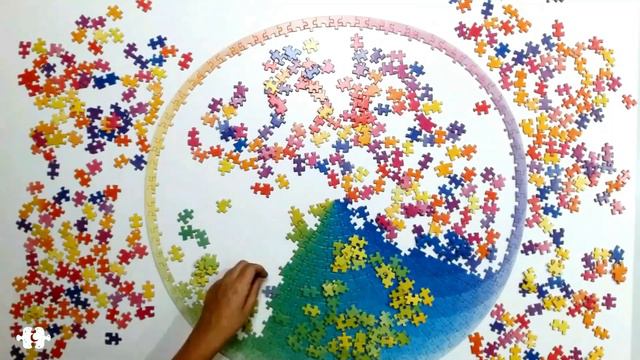 Puzzle Arcoiris Redondo - 800 Piezas - Educa смотреть онлайн
