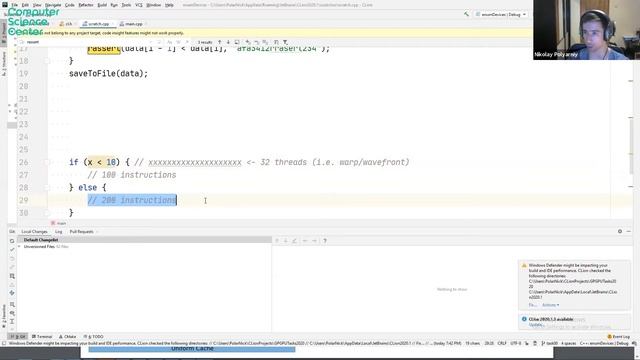 Лекция 2. Введение в OpenCL. Архитектура видеокарты смотреть онлайн