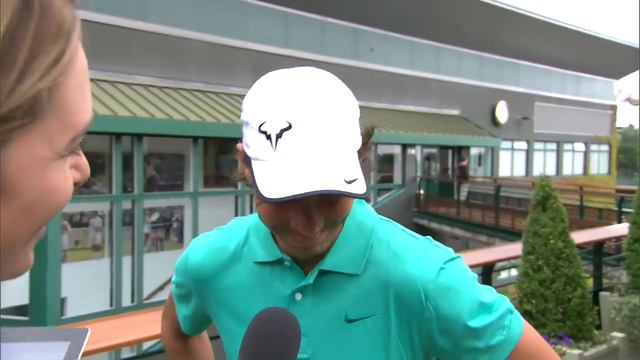 Rafael Nadal is quizzed on his Wimbledon knowledge смотреть онлайн