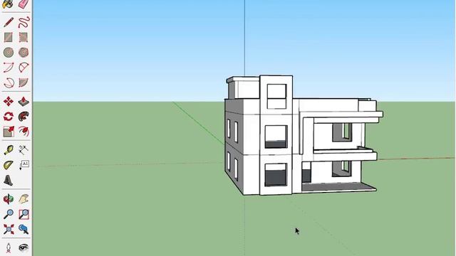 SKETCH UP 3D BUILDING | Sketchup Building Design Tutorial | Sketchup Building Design | modern homes смотреть онлайн