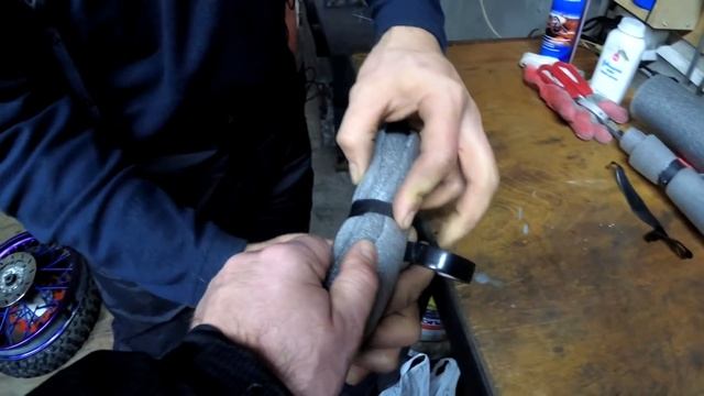 Дешевое бескамерное колесо для эндуро! Самодельный мусс (mousse)! Гаражные эксперименты!